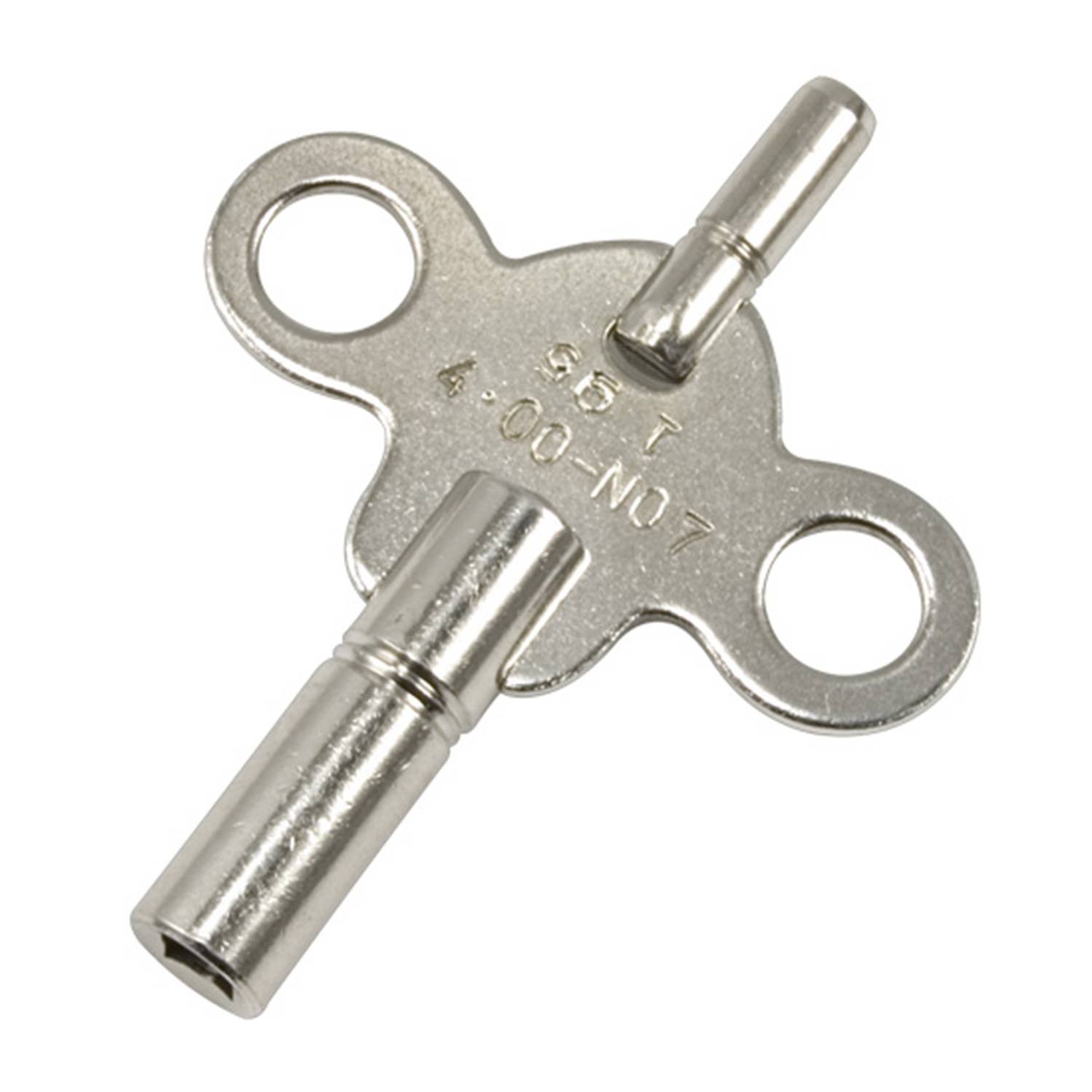 SELVA Doppelschlüssel Stahl Vierk.-Innen: 3,25 / 1,9 mm