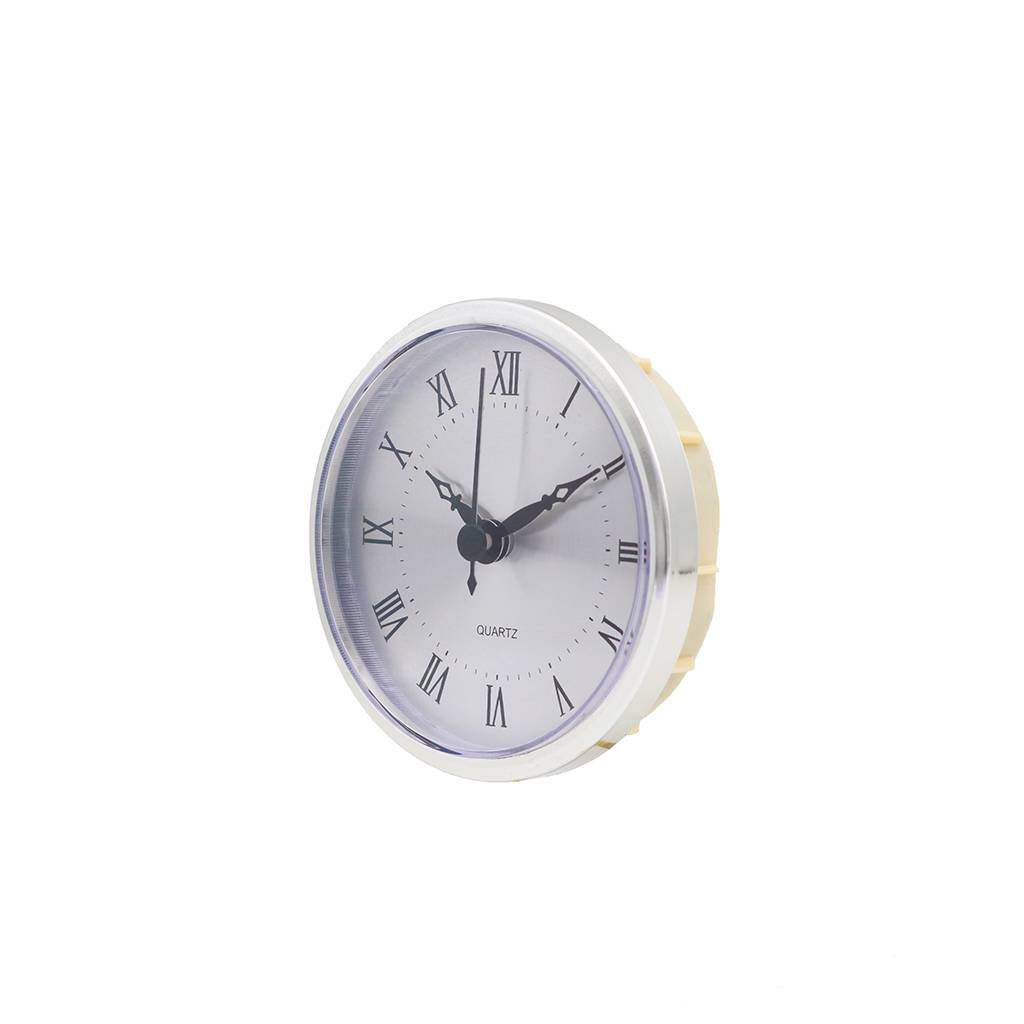 SELVA Einsteckwerk GC Ø 78mm, Zifferblatt silber, römische Zahlen