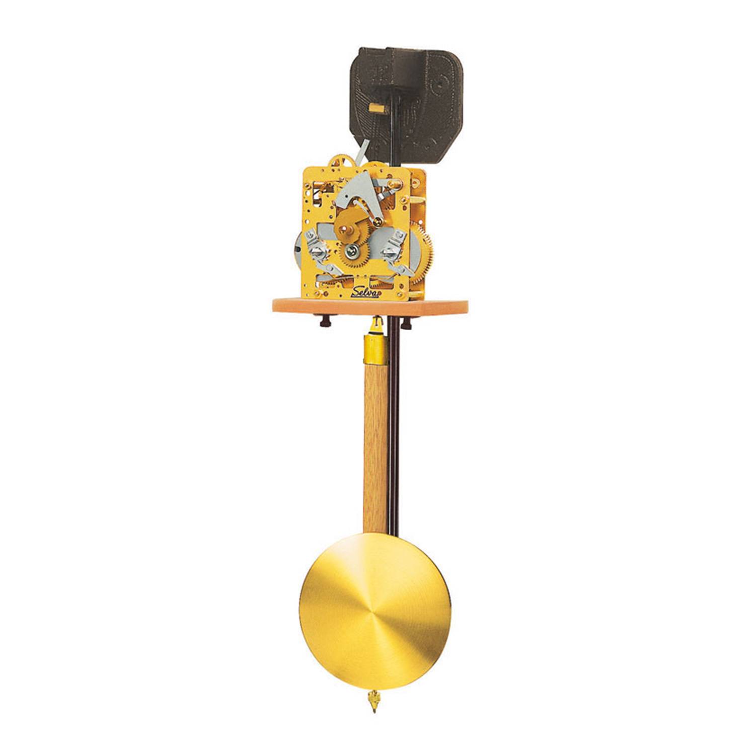 Hermle Federzugwerk FF Hermle, 14-Tage, Pendellänge 42,5 cm, mit Bim-Bam-Schlag