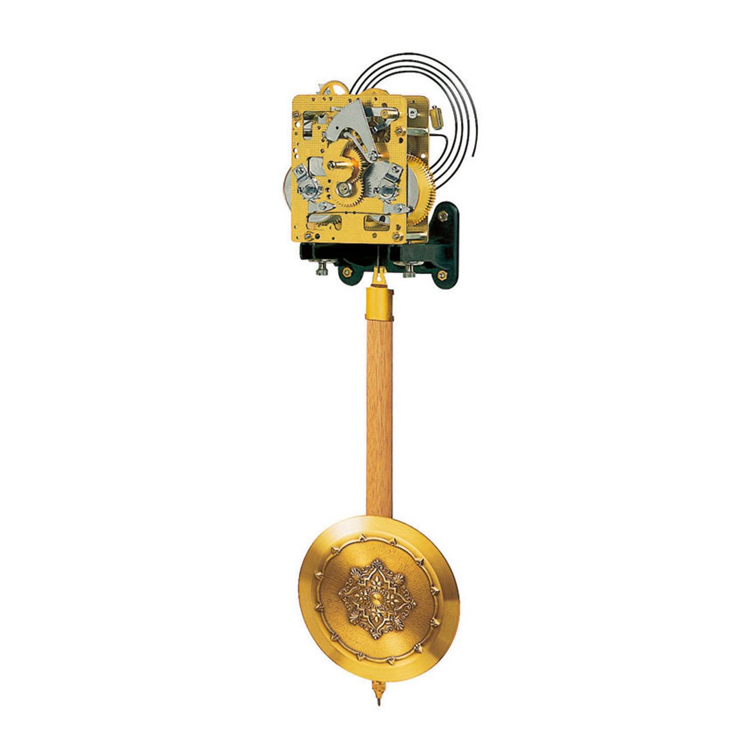 Hermle Federzugwerk MF Hermle, 14-Tage, Pendellänge 42,5 cm, mit Tonfederschlag