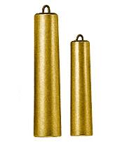 SELVA Gewicht für Schwarzwalduhren gelb unpoliert 1450g