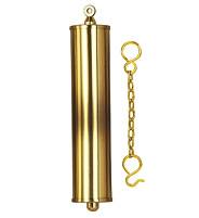 SELVA Gewichtsattrappe mit Kette Messing Zylinder getönt L:130mm Ø:32mm