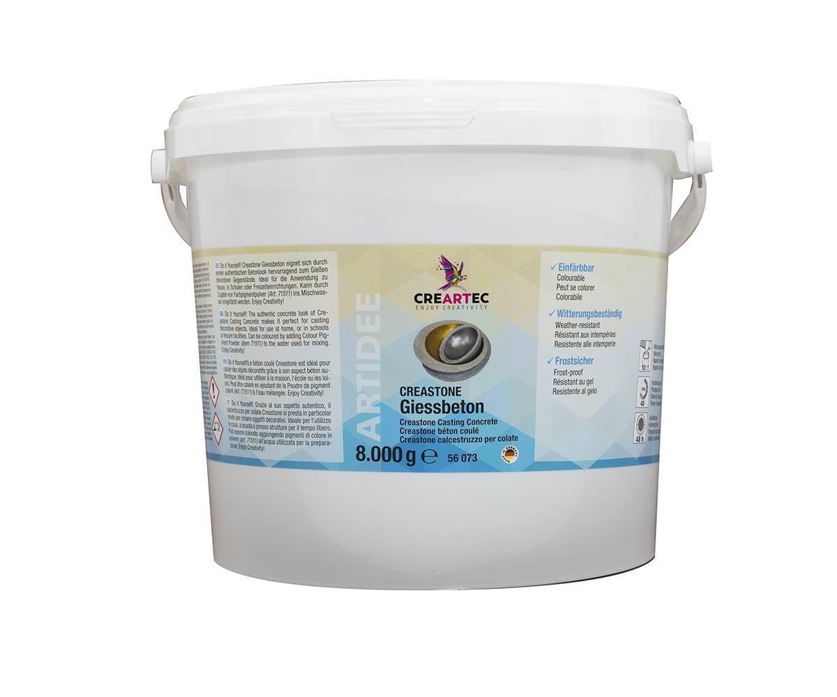 6,39 € / 1 kg CreaStone Gießbeton 8 kg