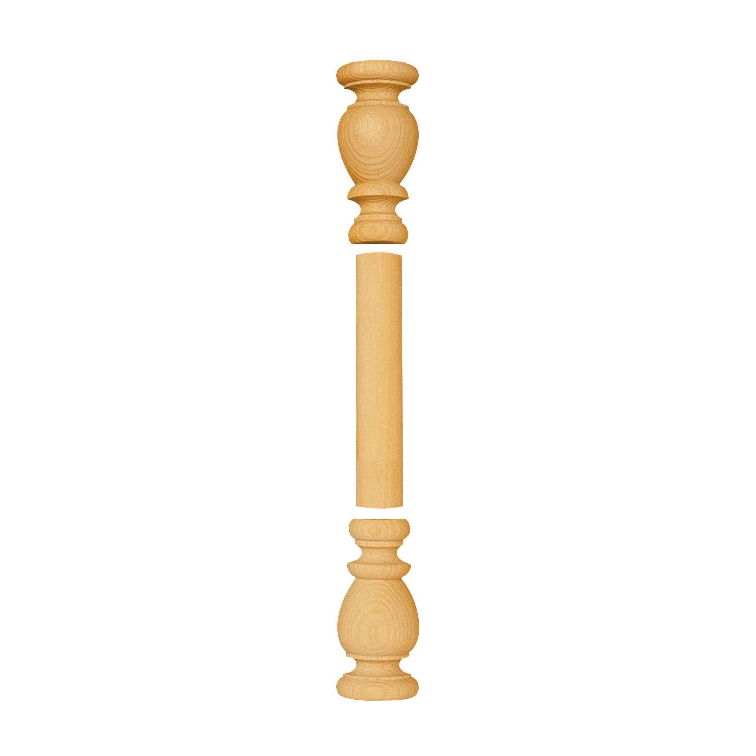 SELVA Zierteil Halbsäule Buche Holz