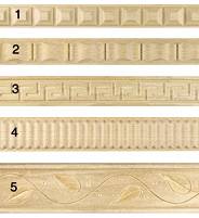 SELVA Zierteil Zierleiste Holz