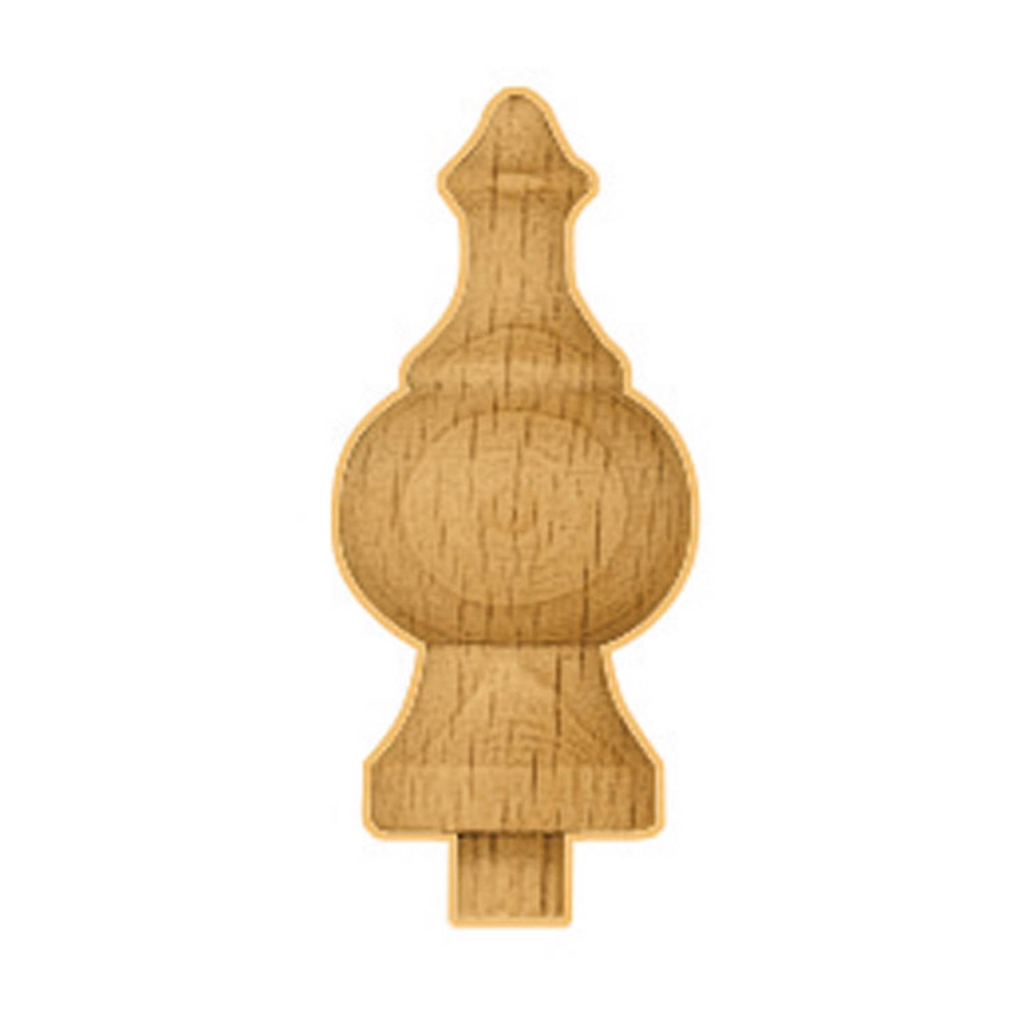 SELVA Zierteil gedrechselt Eiche Holz