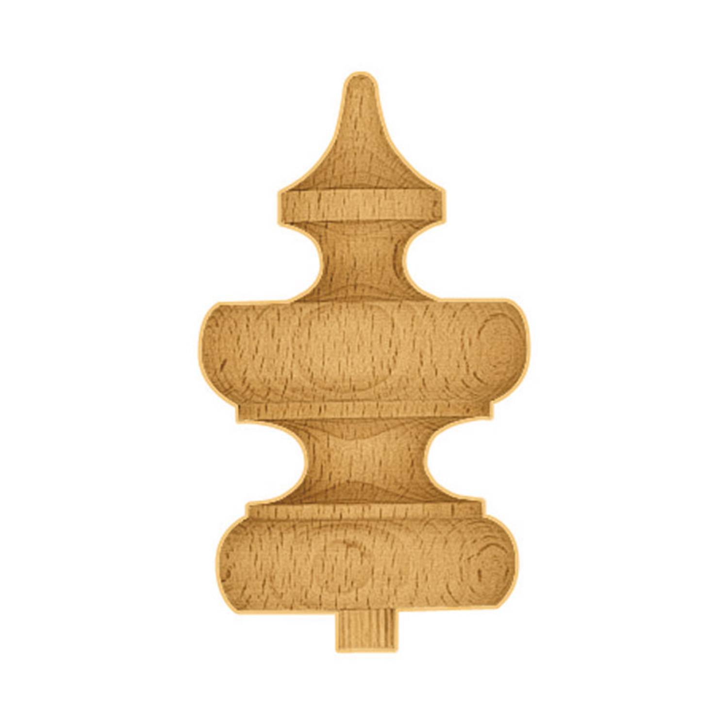 SELVA Zierteil gedrechselt Buche Holz