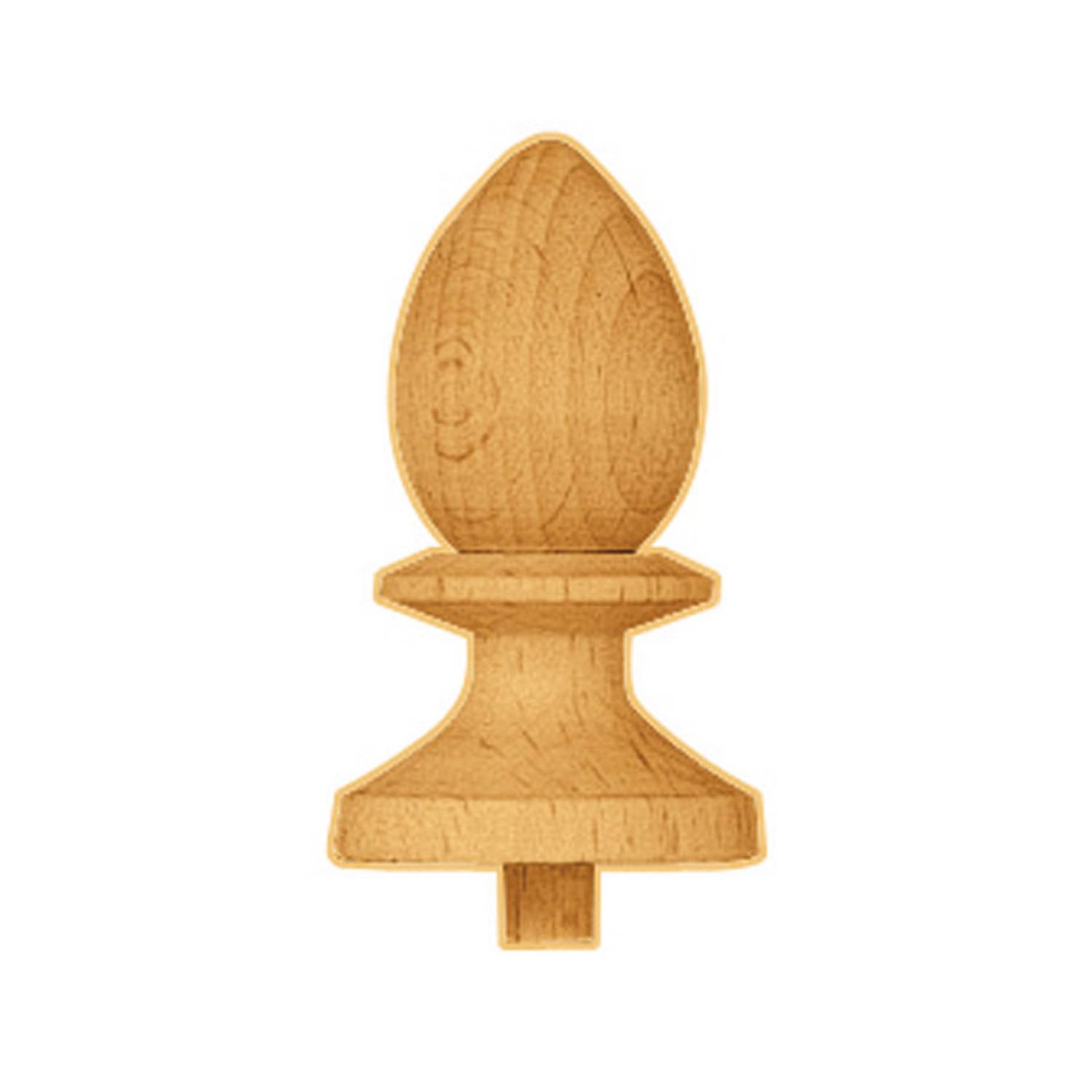 SELVA Zierteil gedrechselt Buche Holz
