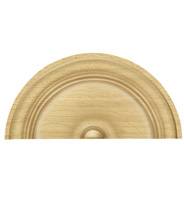 SELVA Zierteil Halbscheibe Holz