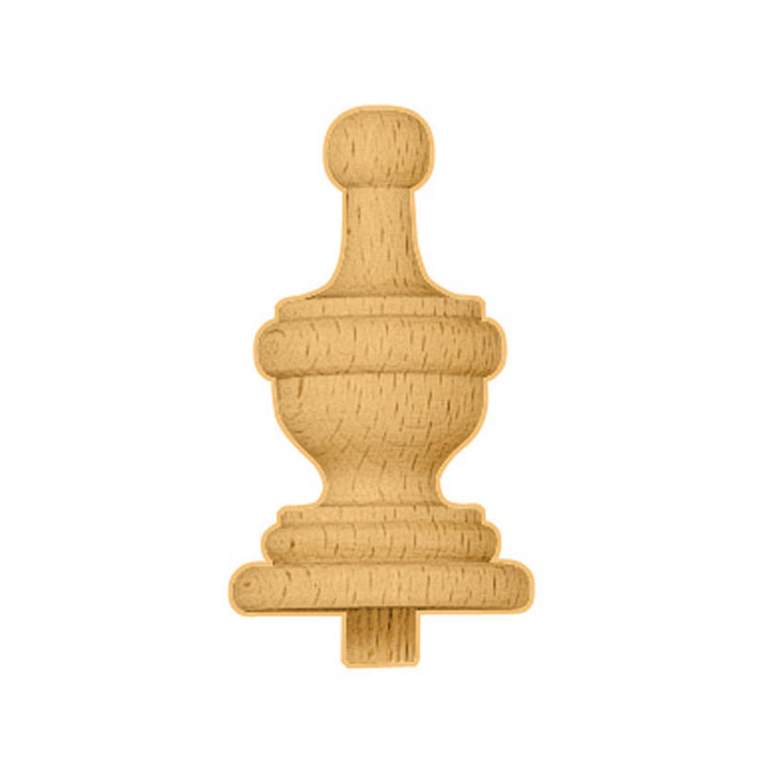 SELVA Zierteil gedrechselt Buche Holz