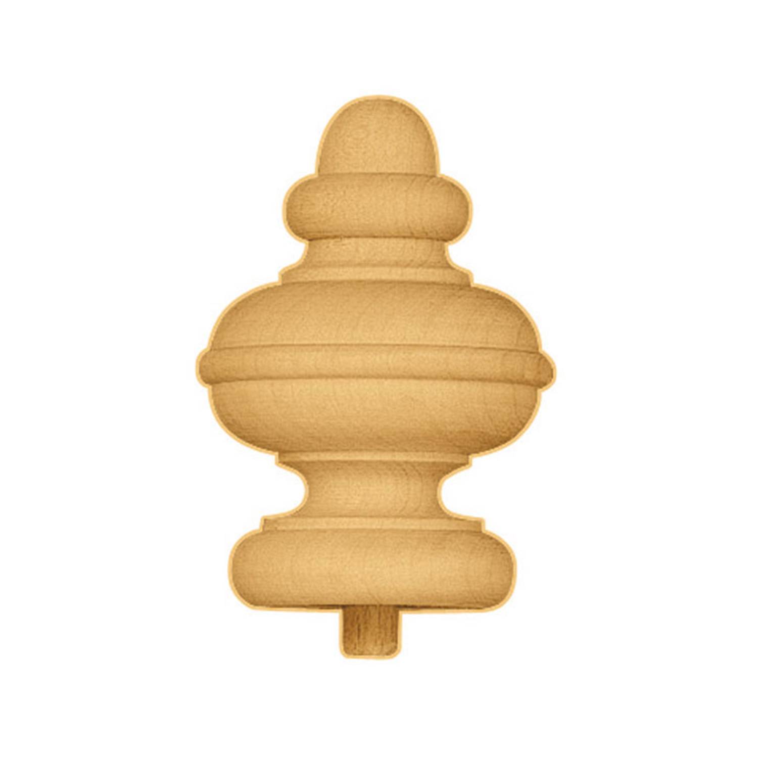 SELVA Zierteil gedrechselt Buche Holz