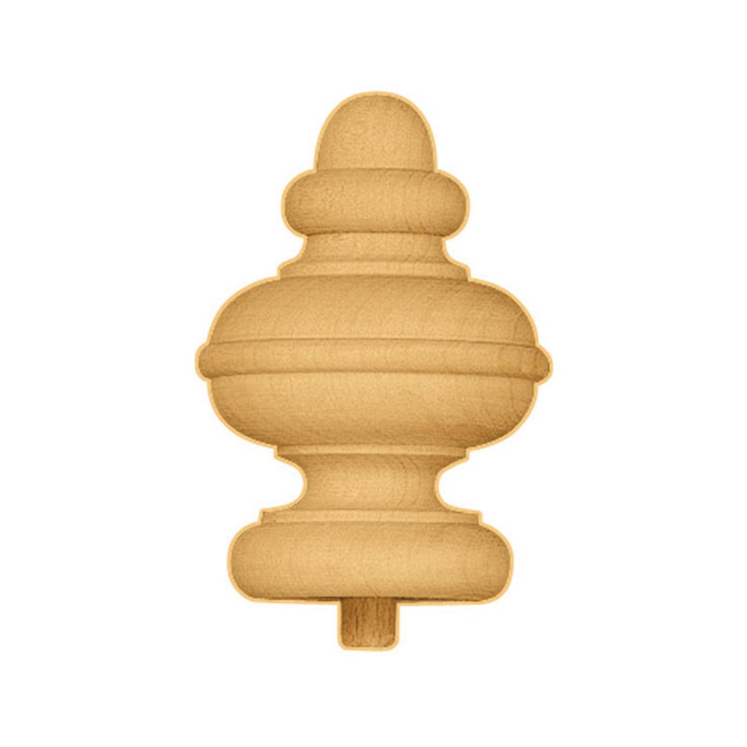 SELVA Zierteil gedrechselt Eiche Holz