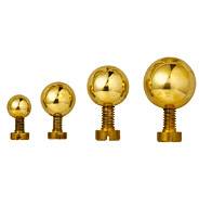 SELVA Zierteil Kugel Messing 12er Pack