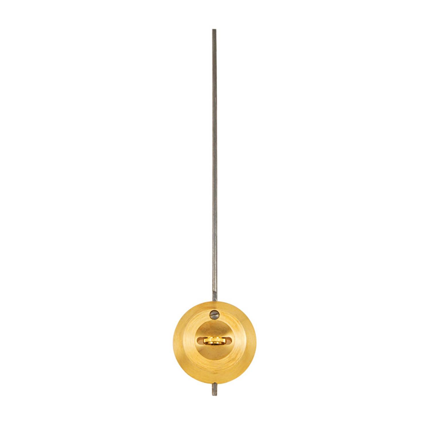 SELVA Pendel für französische Pendulen L: 225mm Pendelscheibe Ø 35 mm