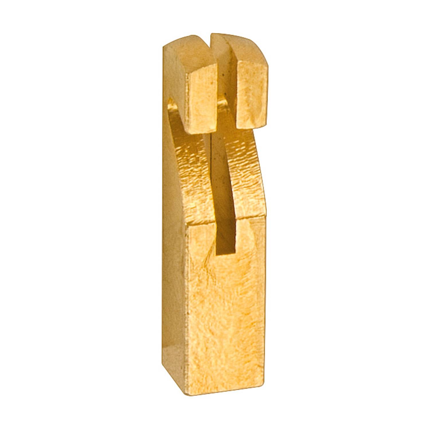 SELVA Pendelhaken aus Messing 4x4x17,5mm