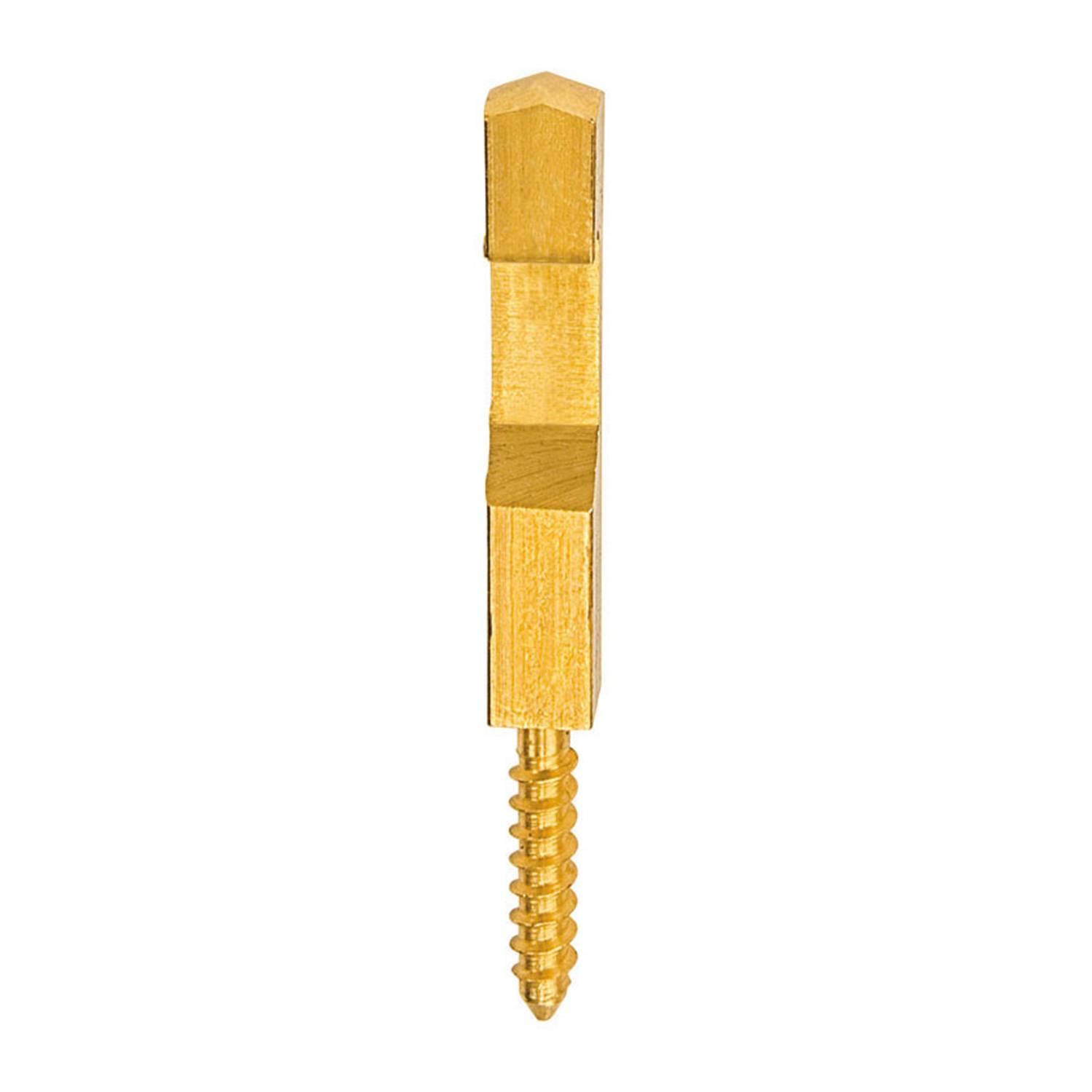 SELVA Pendelhaken aus Messing 4x4 mm Vierkant
