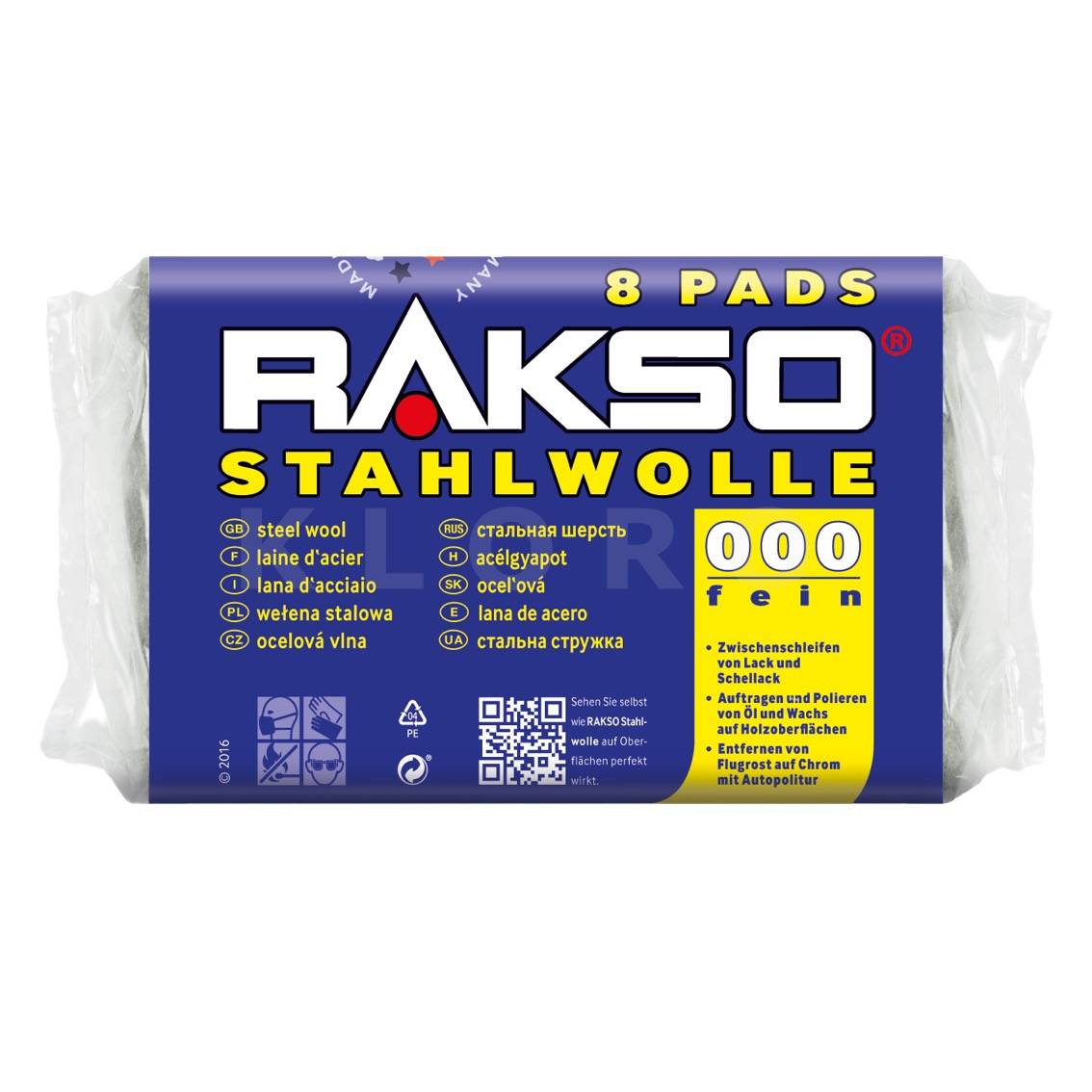 SELVA RAKSO Stahlwolle sehr fein