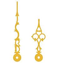 SELVA Zeigerpaar Euronorm Antik gelb Minutenzeiger-L:88mm