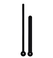SELVA Zeigerpaar Euronorm Balken schwarz Minutenzeiger-L:85mm