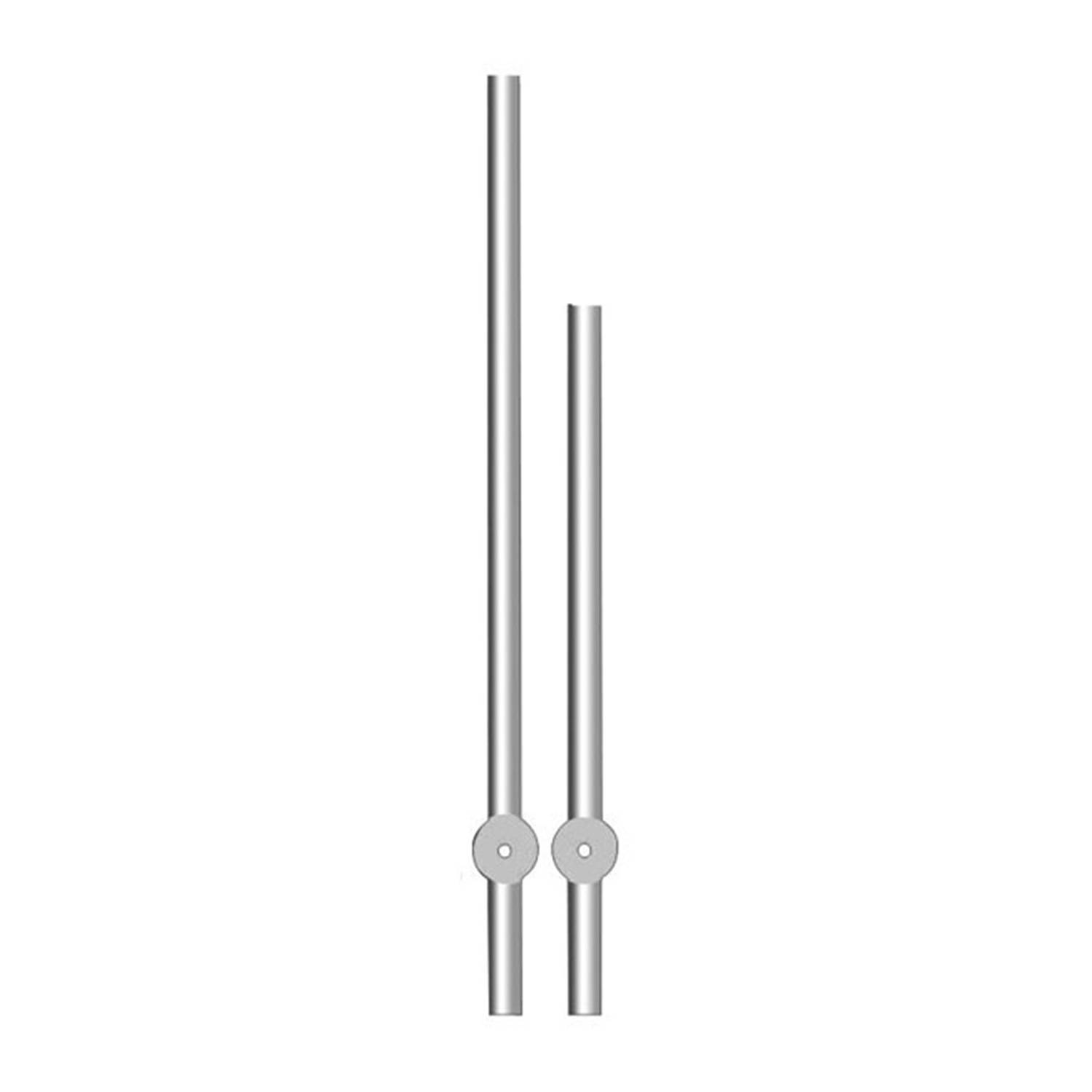 SELVA Zeigerpaar Euronorm Balken silber Minutenzeiger-L:120mm