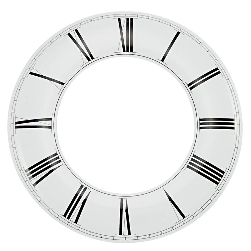 SELVA Zifferblattreif Aluminium silberfarben Ø 190 mm