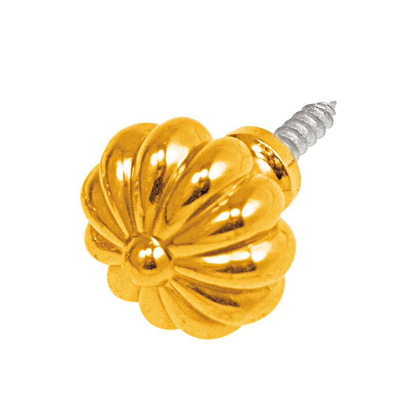 SELVA Zierteil Knopf Messing