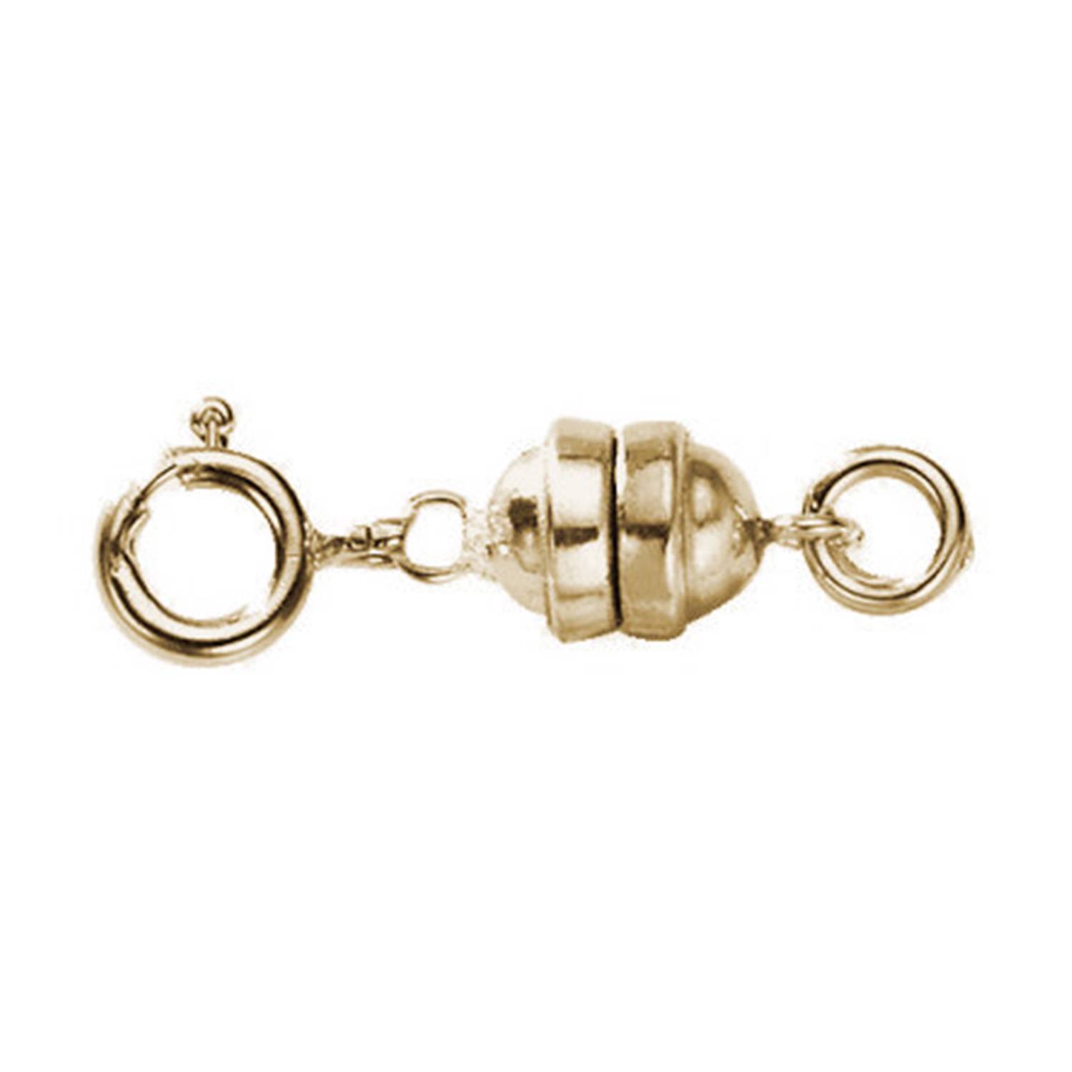 SELVA Magnetverschluss mit Federring, Gelbgold 585/-