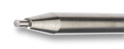 Bergeon Flachpunzen 289, für Triebnietmaschinen, Schaft-Ø 4,7 mm