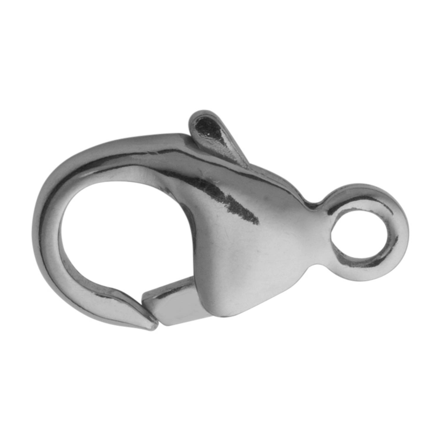 SELVA Karabiner gewölbt Edelstahl 9,00 mm gestanzt