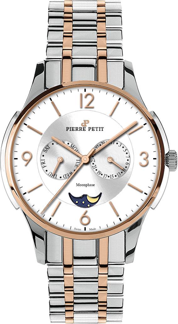 Pierre Petit Pierre Petit Multifunktions-Uhr St. Tropez bicolor Swiss made
