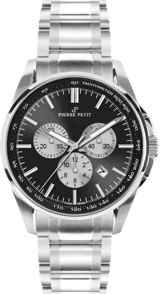 Pierre Petit Pierre Petit Chronograph Le Mans schwarz Swiss Made