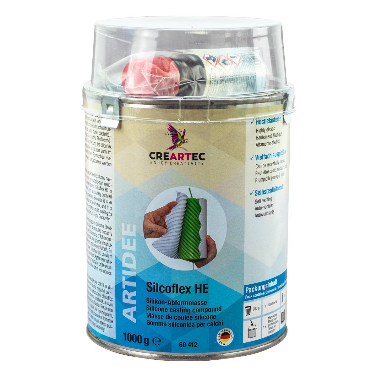 96,30 € / 1 kg Silikon-Kautschuk HE 1000g