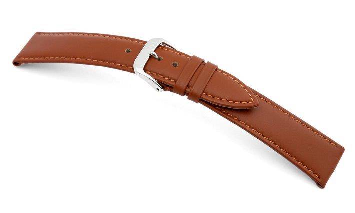 Happel Lederband Arezzo 12mm cognac, glatt