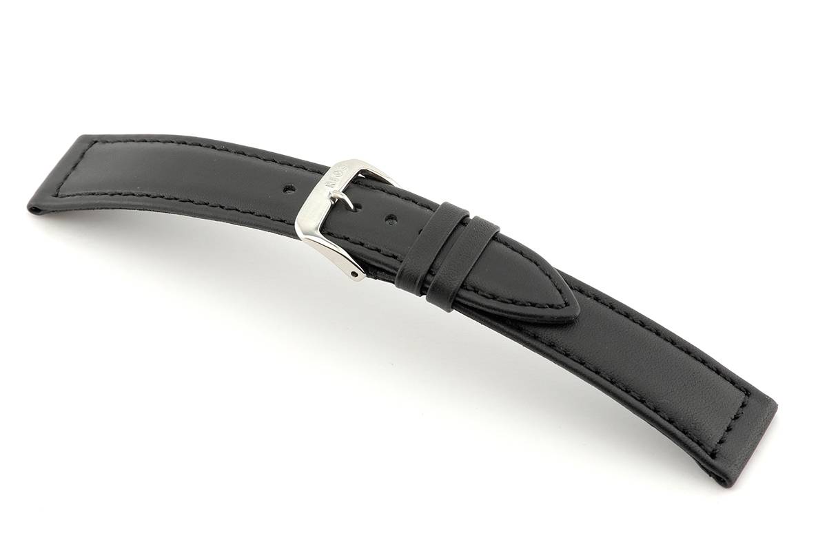 Happel Lederband Laguna 20 mm schwarz Wasserdicht
