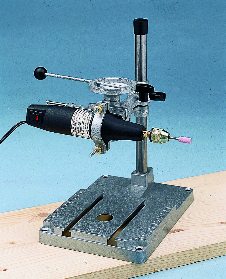 SELVA Bohrständer Metall Höhe 260mm, Sockel 135x195mm