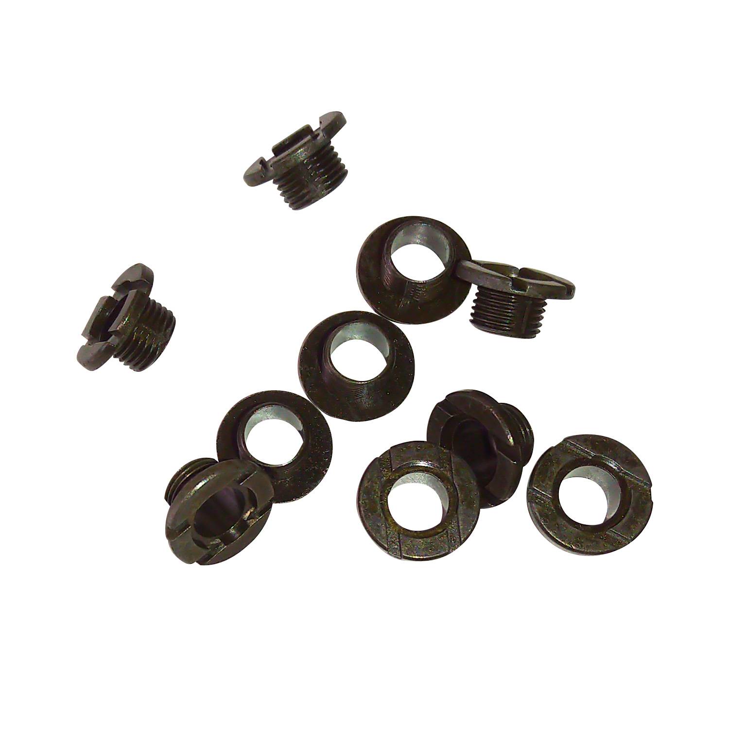 SELVA Zentralschraube M8 x 0,75 schwarz Ansatz 15mm