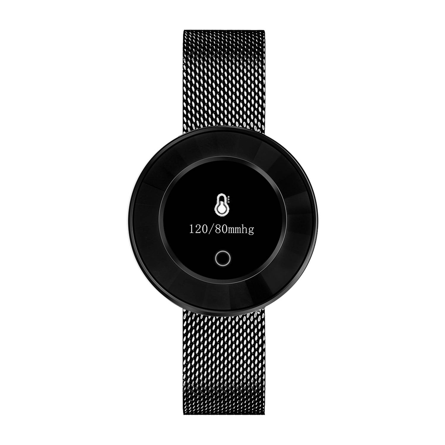 Atlanta Smartwatch 9705-7, Fitness Tracker für Damen, Schwarz, Mesh-Armband