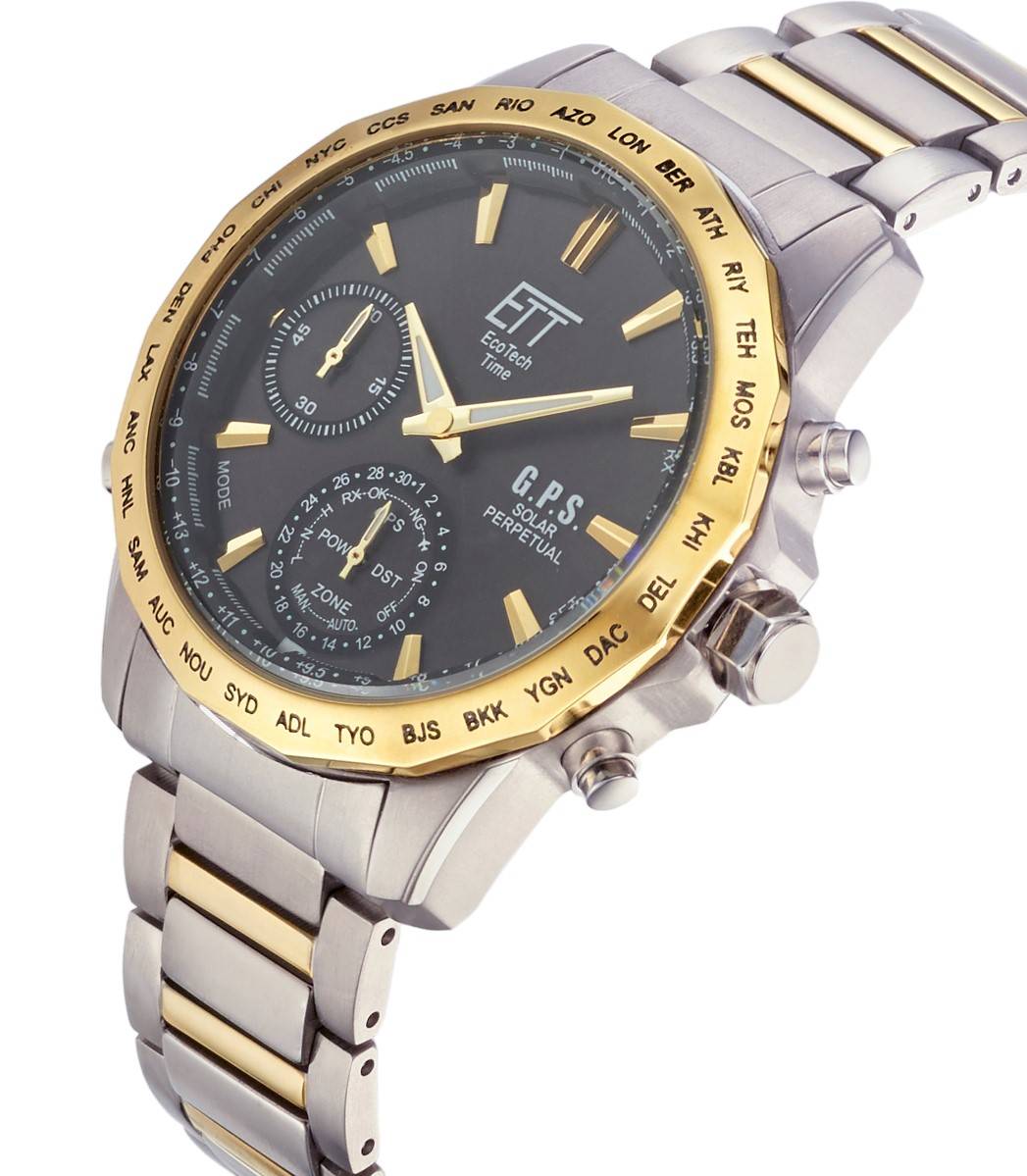 ETT ETT Solar Drive GPS Herrenuhr - EGT-11364-65M