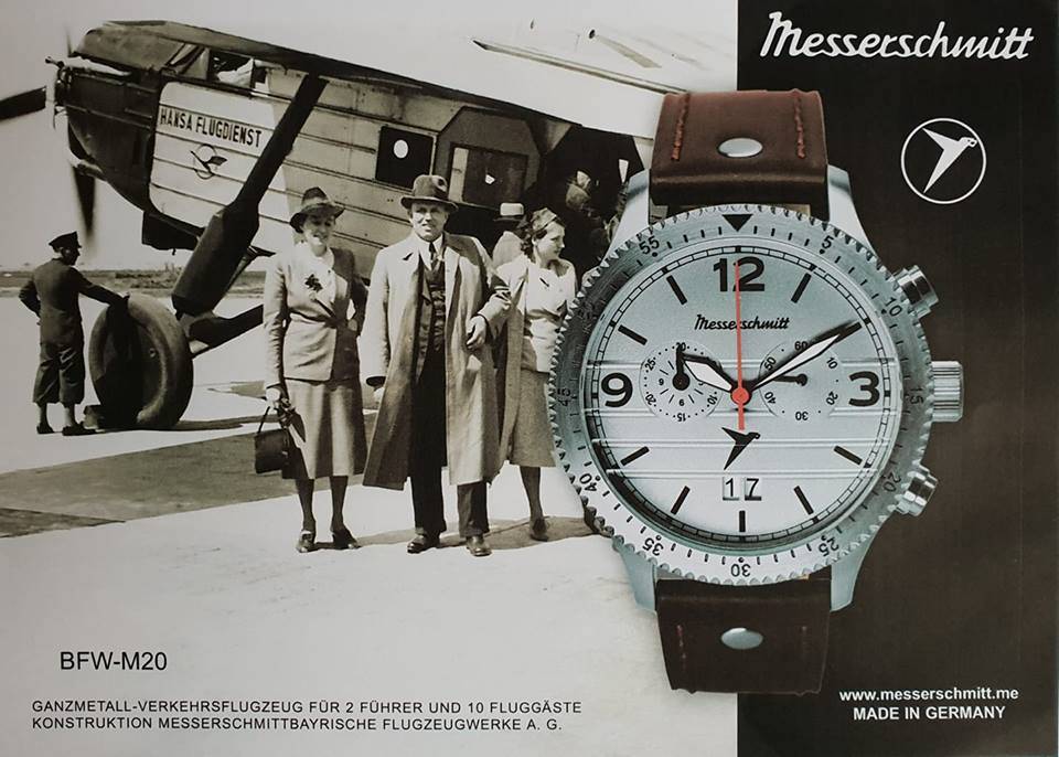 Messerschmitt MESSERSCHMITT M18 Quarz-Chrono 43