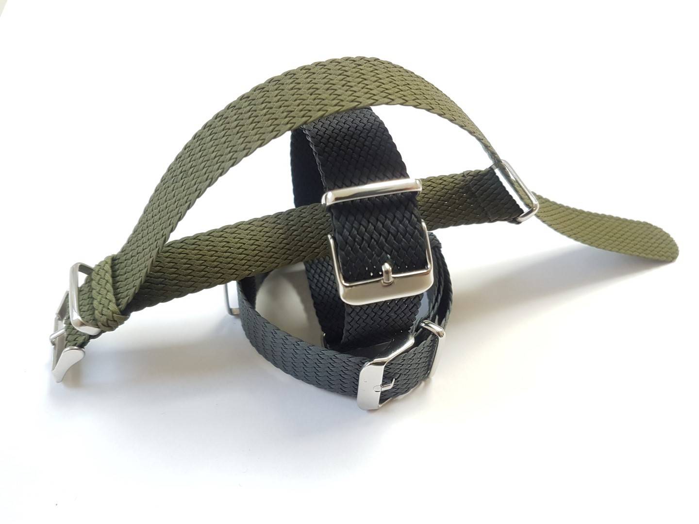 SELVA Nato Perlonband nato-grün 20mm