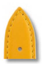 Happel Lederband Arezzo 12mm gelb, glatt