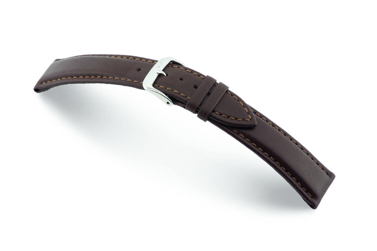 Happel Lederband Corona 22 mm mokka