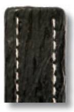 Happel Lederband Happel BRT 22mm schwarz