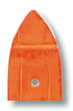 Happel Lederband Charleston 18mm orange mit Alligatorprägung