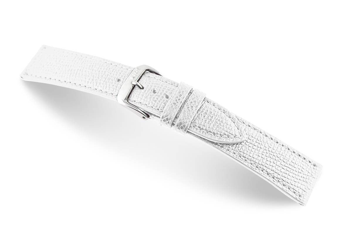 Happel Lederband Pasadena 22 mm weiß XL