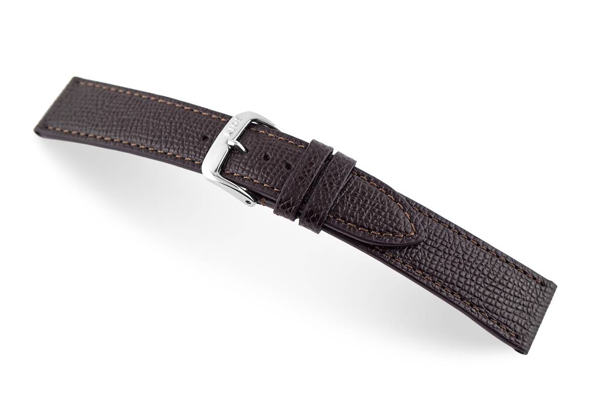 Happel Lederband Pasadena 20 mm mokka XL