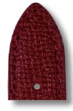Happel Lederband Pasadena 16 mm bordeaux XL