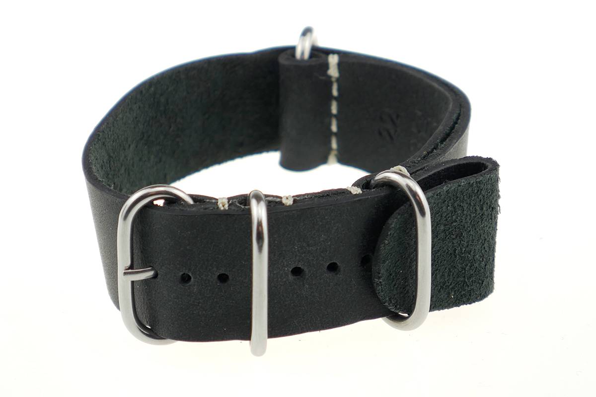 Happel Nato-/ Durchzugsband Memphis 20mm schwarz