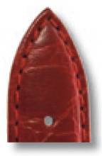 Happel Lederband Bahia 20mm bordeaux mit Krokodillederprägung