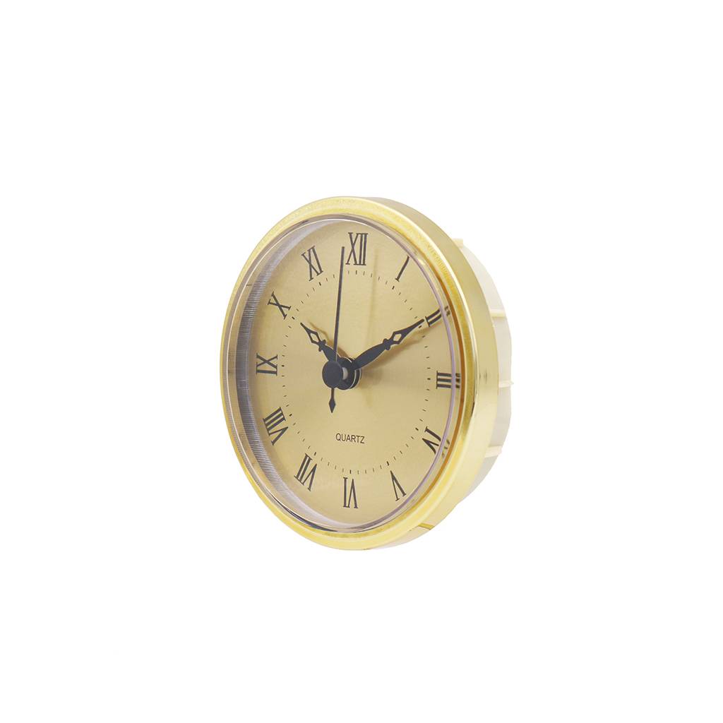 SELVA Einsteckwerk GC Ø 78mm, Zifferblatt gelb, römische Zahlen
